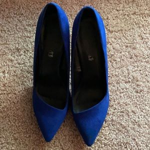Blue Aldo Heels